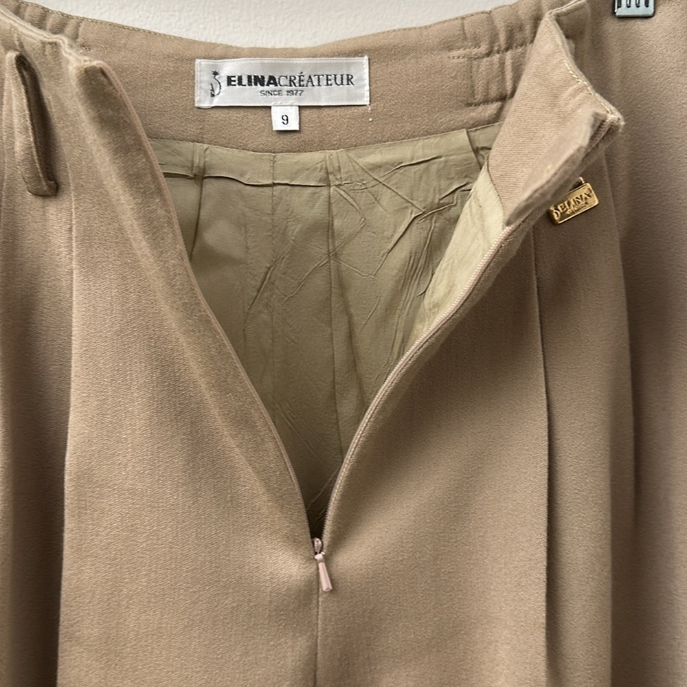 Elina Createur Wool High Waisted Lined 100% Wool Pants - Picture 5 of 12